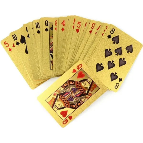Gold Plated Playing Cards (Gold) 3 Deck
