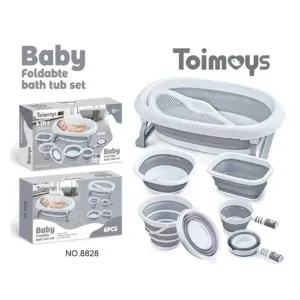 5 in 1 Toimoys Baby Foldable Bath Tub Set