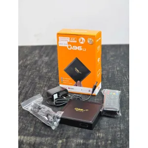 Q96 4K Smart Android TV Box: Media Player with Remote