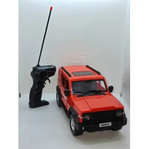 Red Off-Road RC SUV - Rechargeable Remote Control Car for Kids