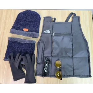 The Ultimate 5-in-1 Winter Riding Combo Set: Head-to-Chest Thermal Protection