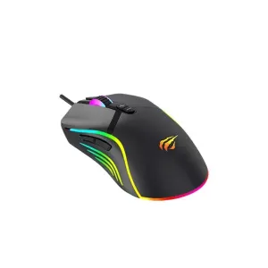 Havit Gamenote MS1026 RGB Backlit Gaming Mouse – 6400 DPI, 7 Programmable Buttons, Ergonomic Design