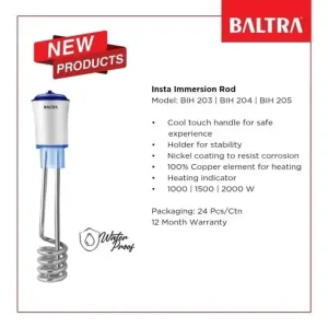 Baltra Water Heater Rod Insta 1000 Watt