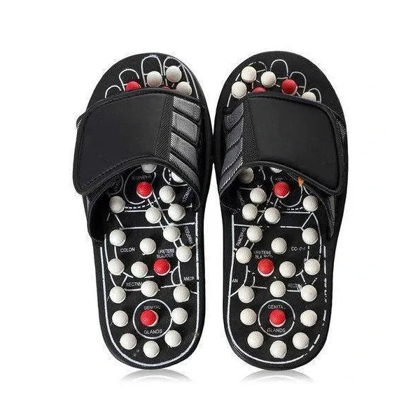 Acupressure massage slippers