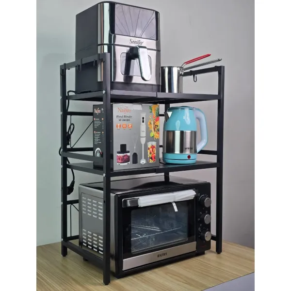 Microwave Oven Adjustable Double Layers Kitchen Storage Rack