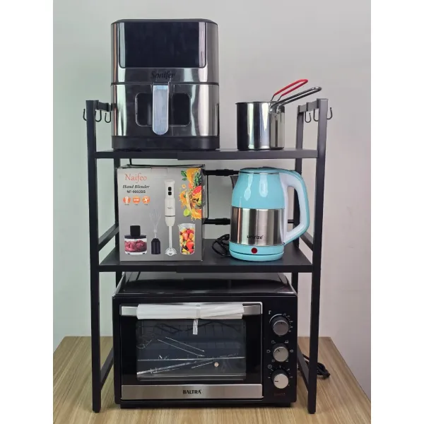 Microwave Oven Adjustable Double Layers Kitchen Storage Rack