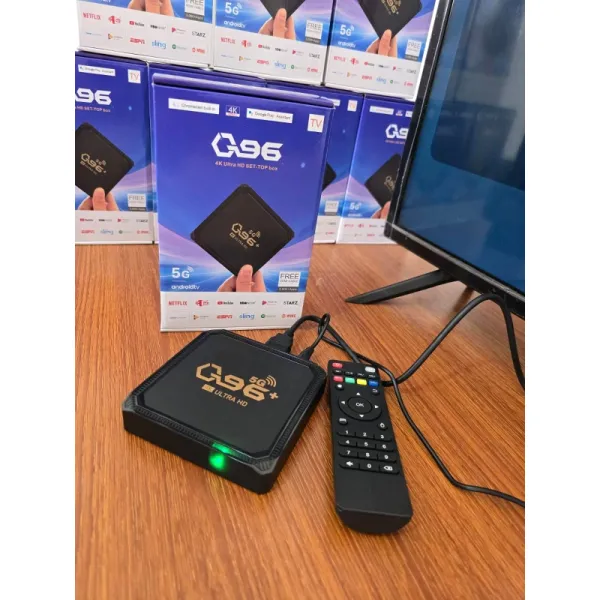 Q96 5G+ 4K Ultra HD Android Smart TV Box