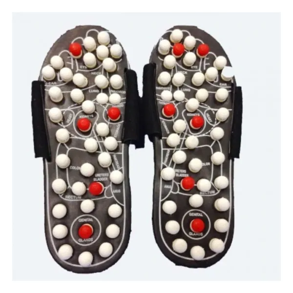 Acupressure massage slippers