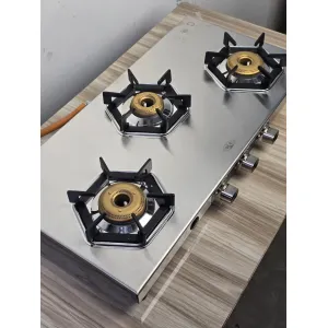 CG 3 Burner Automatic Stainless Steel Gas Stove