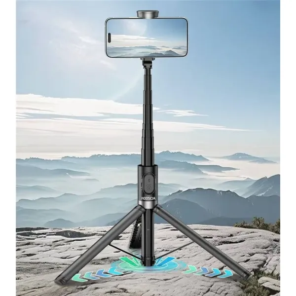 KOOSDA KS-L22 Auto Pop Open Tripod Selfie Stick