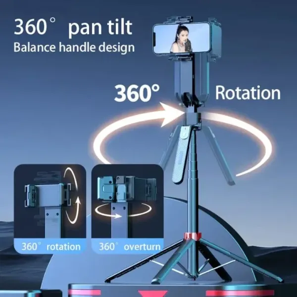 Q185 Intelligent Face Tracking Gimbal Selfie Stick