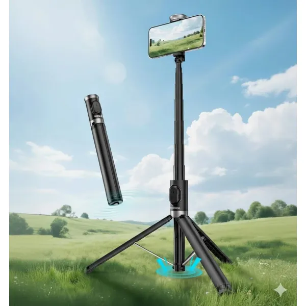 KOOSDA KS-L22 Auto Pop Open Tripod Selfie Stick