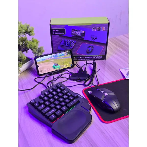 Mix Se+ 5-in-1 Mobile Gaming Keyboard and Mouse Combo Pack