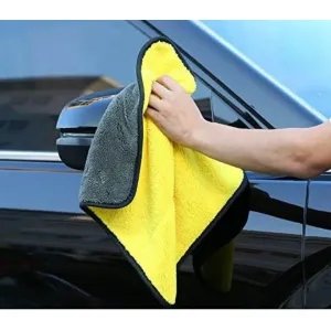 Cleaning Towel Microfiber Cloth Highly Absorbent Dust Towels For All Vehicles Bikes Cars Glass Kitchens - Multicolour