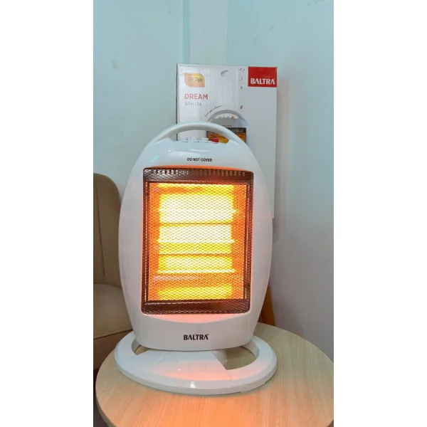 Baltra Dream Halogen Heater, 1200W (Model: BTH 134) – Energy Efficient Room Warmer