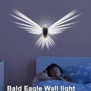 Old Eagle Fourth Generation Wall Lamp – Rechargeable Hanging LED Accent Light with Remote & Timer