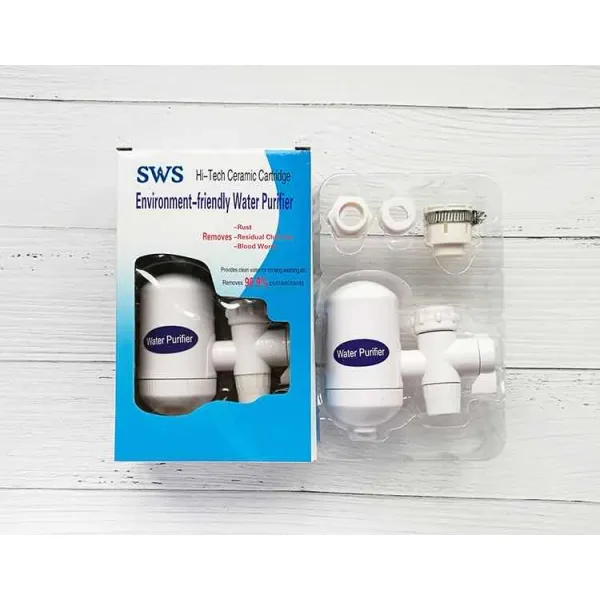  SWS Hi-Tech Ceramic Cartridge Faucet Water Purifier – Eco-Friendly Filtration System for Clean Kitchen Water