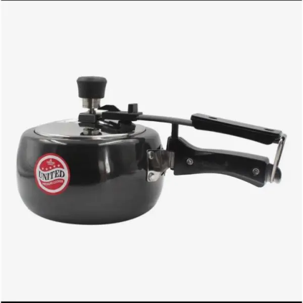 United Hard Anodised Pressure Cooker – 3 Litre with Stainless Steel Lid & Energy Saving Design