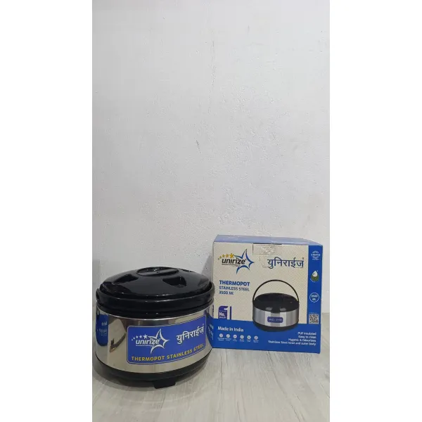 Unirize 3500ml Stainless Steel Thermopot - Big Size for Hot Food