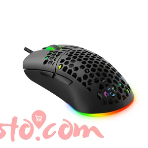 Havit Gamenote MS1036 RGB Programmable Gaming Mouse – Honeycomb Lightweight Design with High-Precision Sensor