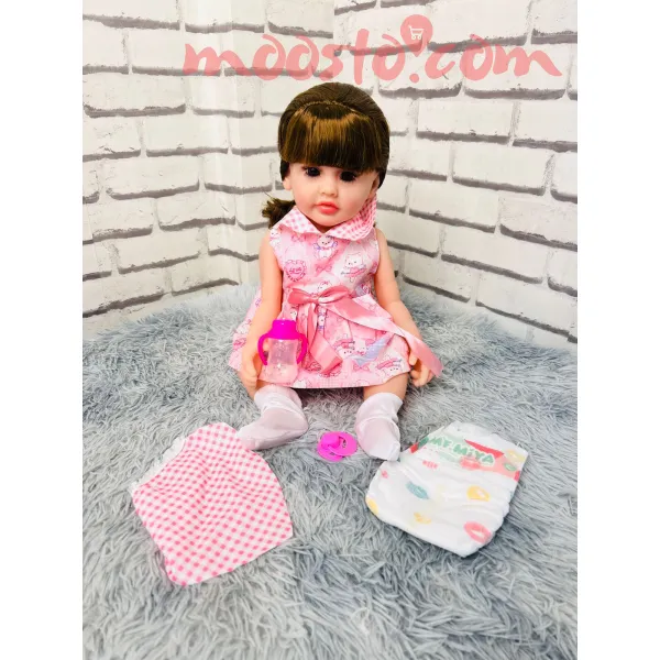 Realistic Silicone Baby Doll – Soft and Lifelike with Music