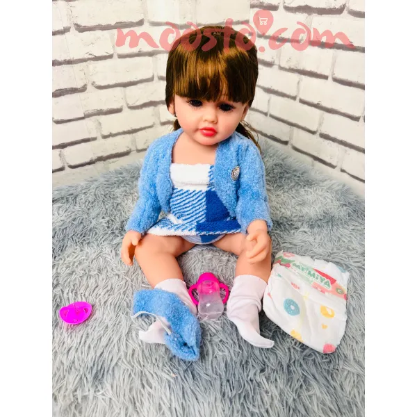 Realistic Silicone Baby Doll – Soft and Lifelike with Music