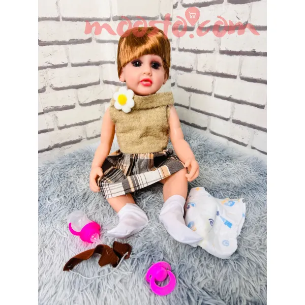 Realistic Silicone Baby Doll – Soft and Lifelike with Music