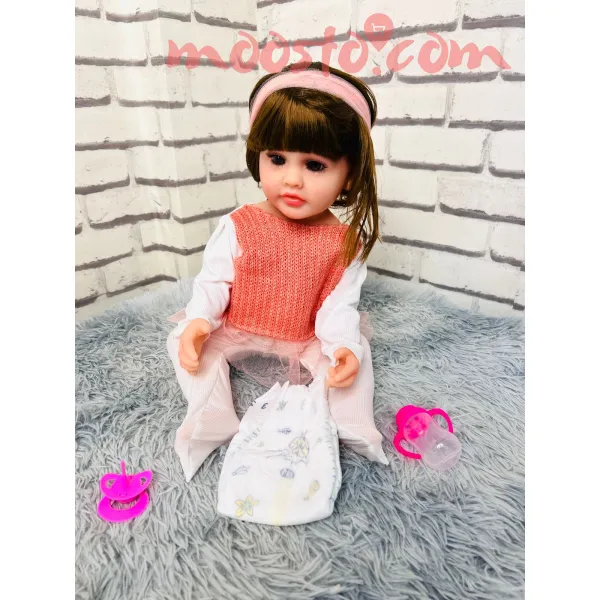 Realistic Silicone Baby Doll – Soft and Lifelike with Music
