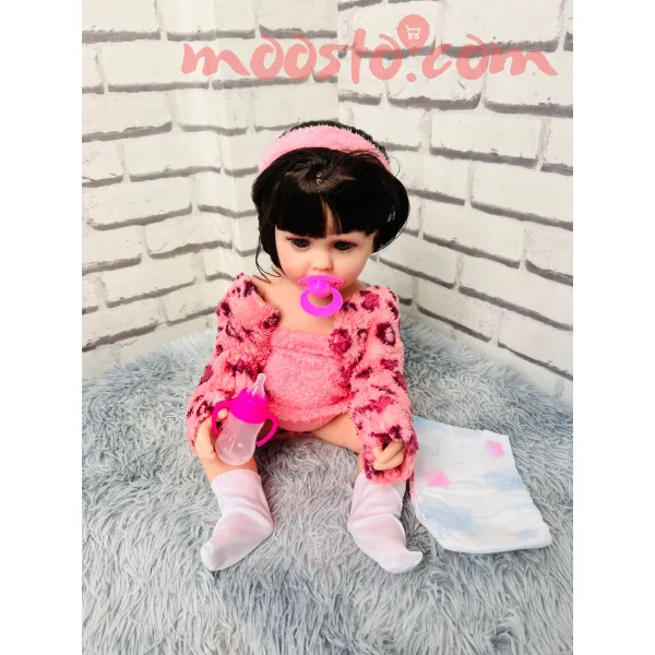 Realistic Silicone Baby Doll – Soft and Lifelike with Music