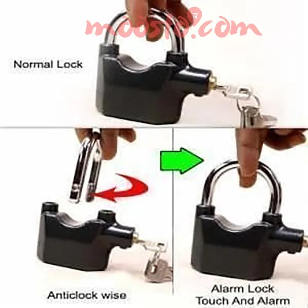 Anti Thief Good Security Siren Alarm Lock 110db(Home Safety)