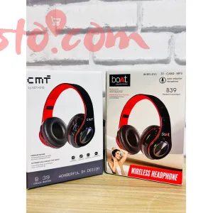 B39 Head Mounted Wireless Headphones – Bluetooth & Wired Headphones with LED Backlight