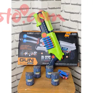 Blaze Storm Soft Bullet Foam Dart Blaster – Gun Battles Series (Chengji Toys)
