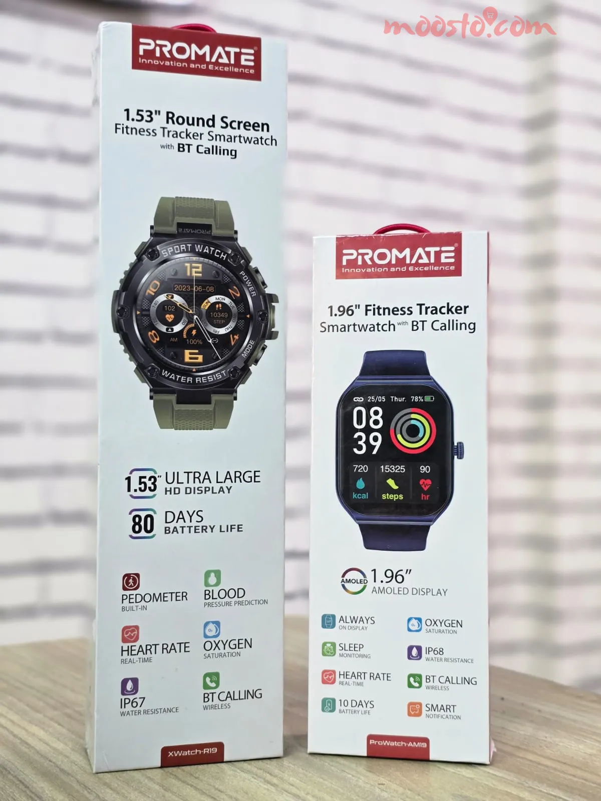 Promate Fitness Tracker Smartwatch Combo Offer – Buy R19 @ Rs 8,500 & Get AM19 Worth Rs 10,000 FREE | BT Calling