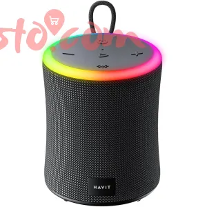 Havit SK832BT Portable Bluetooth Speaker - 10W Strong Bass, IPX6 Waterproof, RGB Lighting