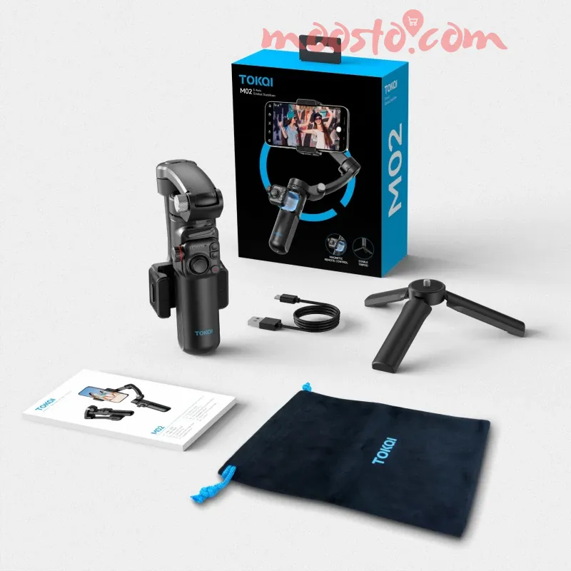 M02 Smartphone Gimbal: 3-Axis Stabilization & Face Tracking | Moosto Online