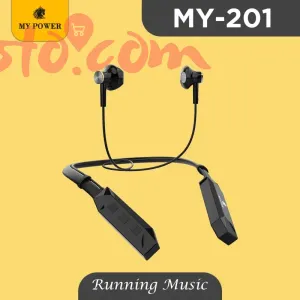 My Power Bluetooth Earphone Neckbank MY201 Mypower Wireless Earphone