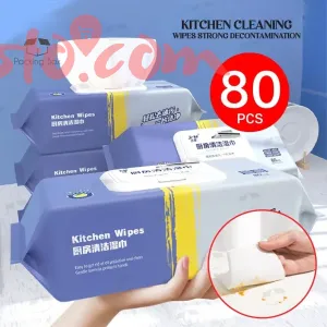 Kitchen Cleaning Wipes Decontamination Wet Wipes Multi-Functional Tissue for Cleaning Kitchen House Platform Clean Wipe
