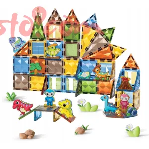 90-Piece Magnetic Block Set – The Ultimate STEM Learning Toy for Kids