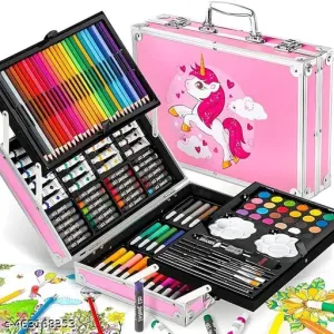Portable Kids' Art and Craft Drawing & Painting Set