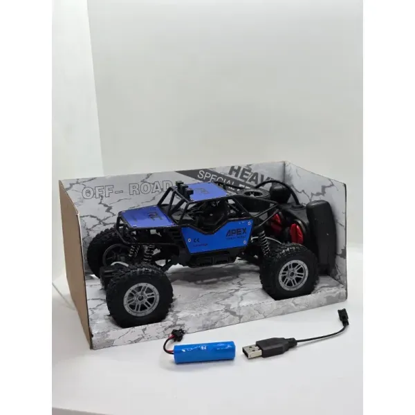 Heavy Duty Rechargeable RC Off-Road Stunt Car with High Suspension