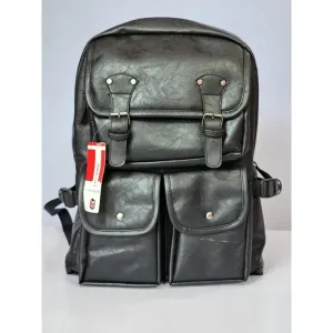 Premium PU Leather Backpack |Best Bag For College And Office Purposes For Men/Suitable To Carry Laptop And Easy For Traveling And Treks