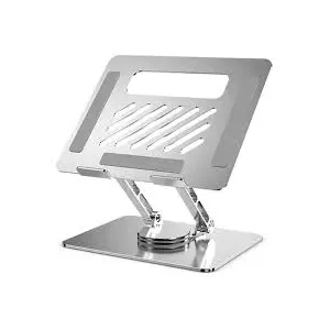 KOOSDA KSD-H103 Foldable Metal Bracket | 360° Rotating Zinc Alloy Adjustable Stand for Laptop/Tablet