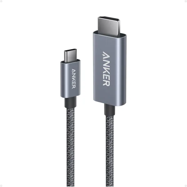 Anker USB C to HDMI Cable for Home Office 6ft, 4K 60hz Nylon Braided