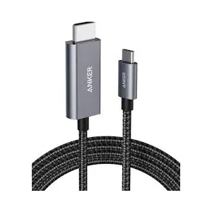 Anker USB C to HDMI Cable for Home Office 6ft, 4K 60hz Nylon Braided
