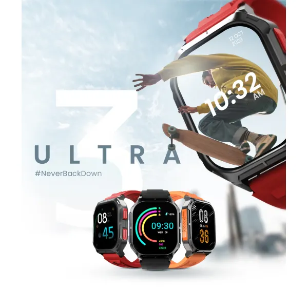 HiFuture Ultra3 Smartwatch – Rugged Performance & Tactical Sports Wearable