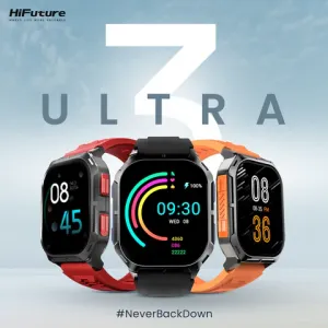 HiFuture Ultra3 Smartwatch – Rugged Performance & Tactical Sports Wearable