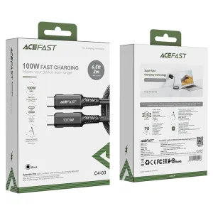 ACEFAST C4-03 – 100W Fast Charging Aluminum Alloy Type-C Cable (1 Meter)
