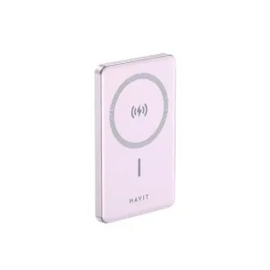 Havit PB5219 10,000mAh Ultra-Slim 3-in-1 Magnetic Wireless Power Bank with 20W PD Fast Charging 