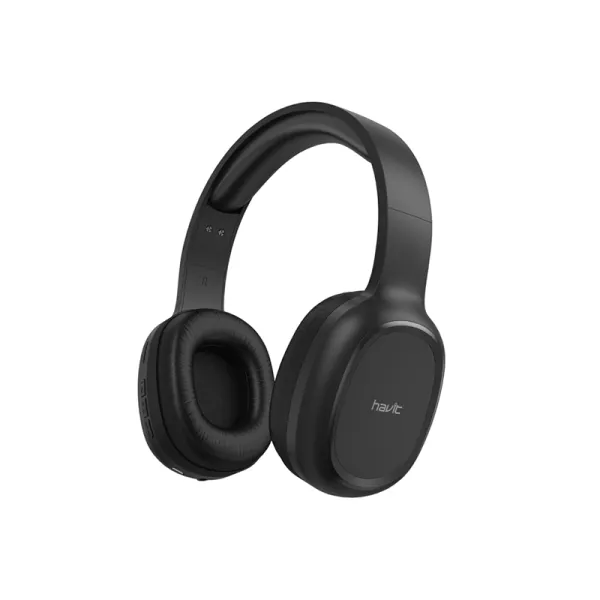 Havit H2590BT Wireless Bluetooth Headphones with Foldable Design, FM Radio & Micro SD Playback 