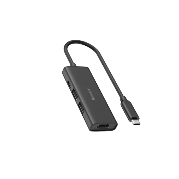 Huntkey 4 in 1 USB-C Multifunction Docking Station – Compact 4K USB-C Hub with 100W Power Delivery 
